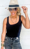 Square Neck Ribbed Tank Top | Mono B - Final Sale**