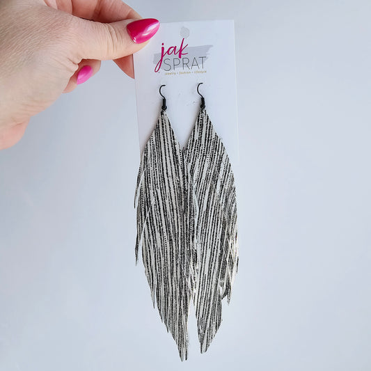 7inch Leather Feather Shoulder Dusters | Jak Sprat