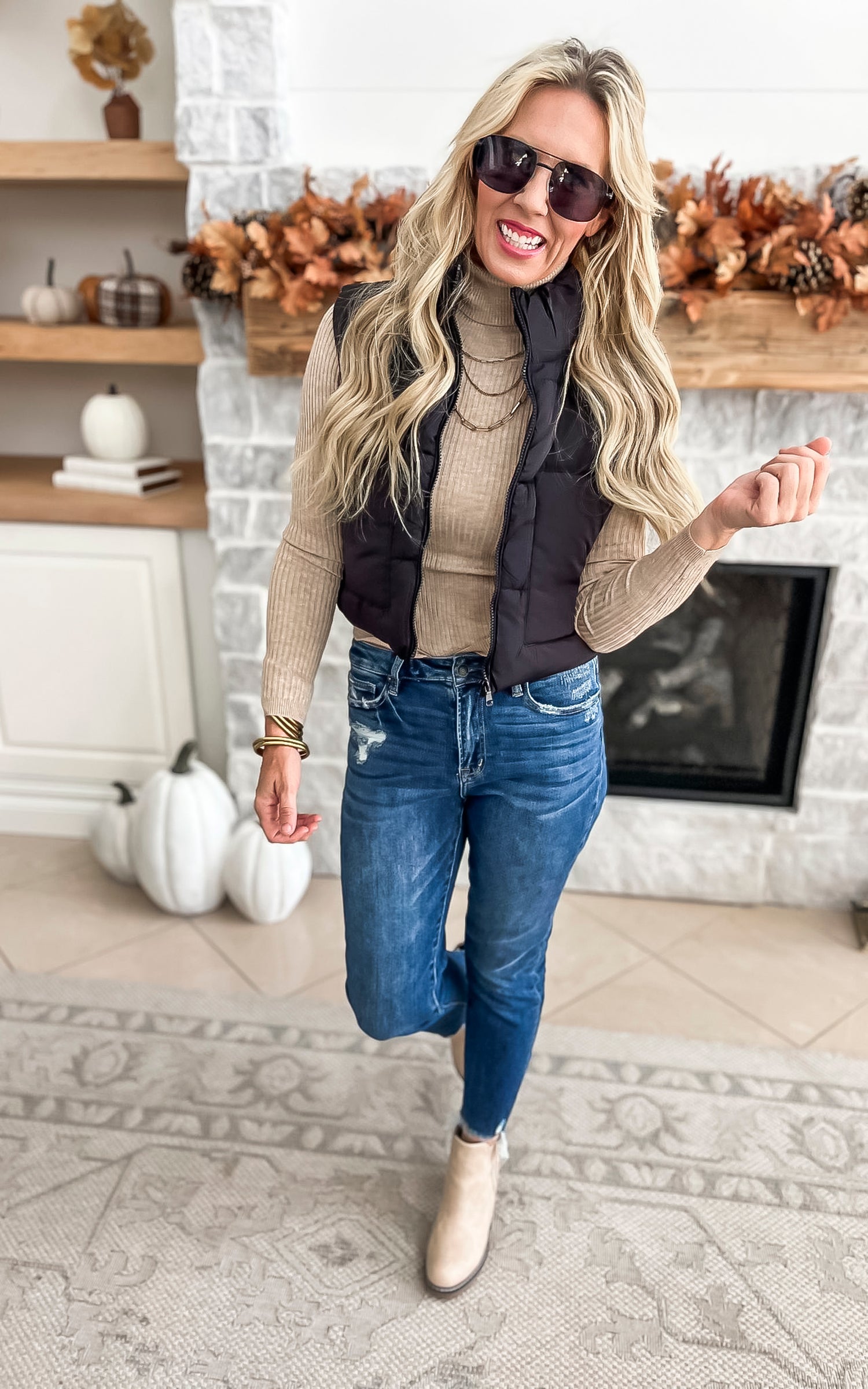 oatmeal turtleneck