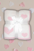 Pink & White Heart Dreamer Blanket by Salty Wave *DEAL-FINAL SALE