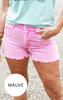 Perfect for You Acid Wash Frayed Cutoff Denim Shorts | Zenana - Final Sale