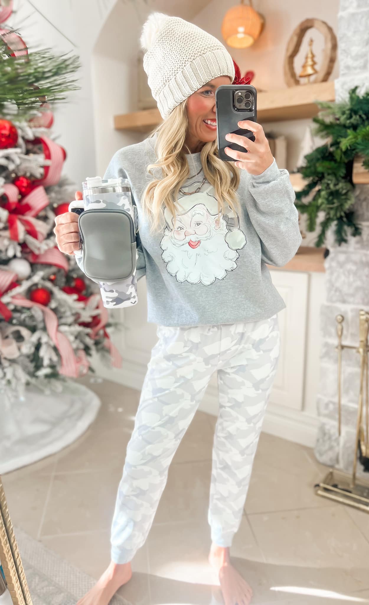 Grey Camo Everyday Joggers by Salty Wave*-Final Sale