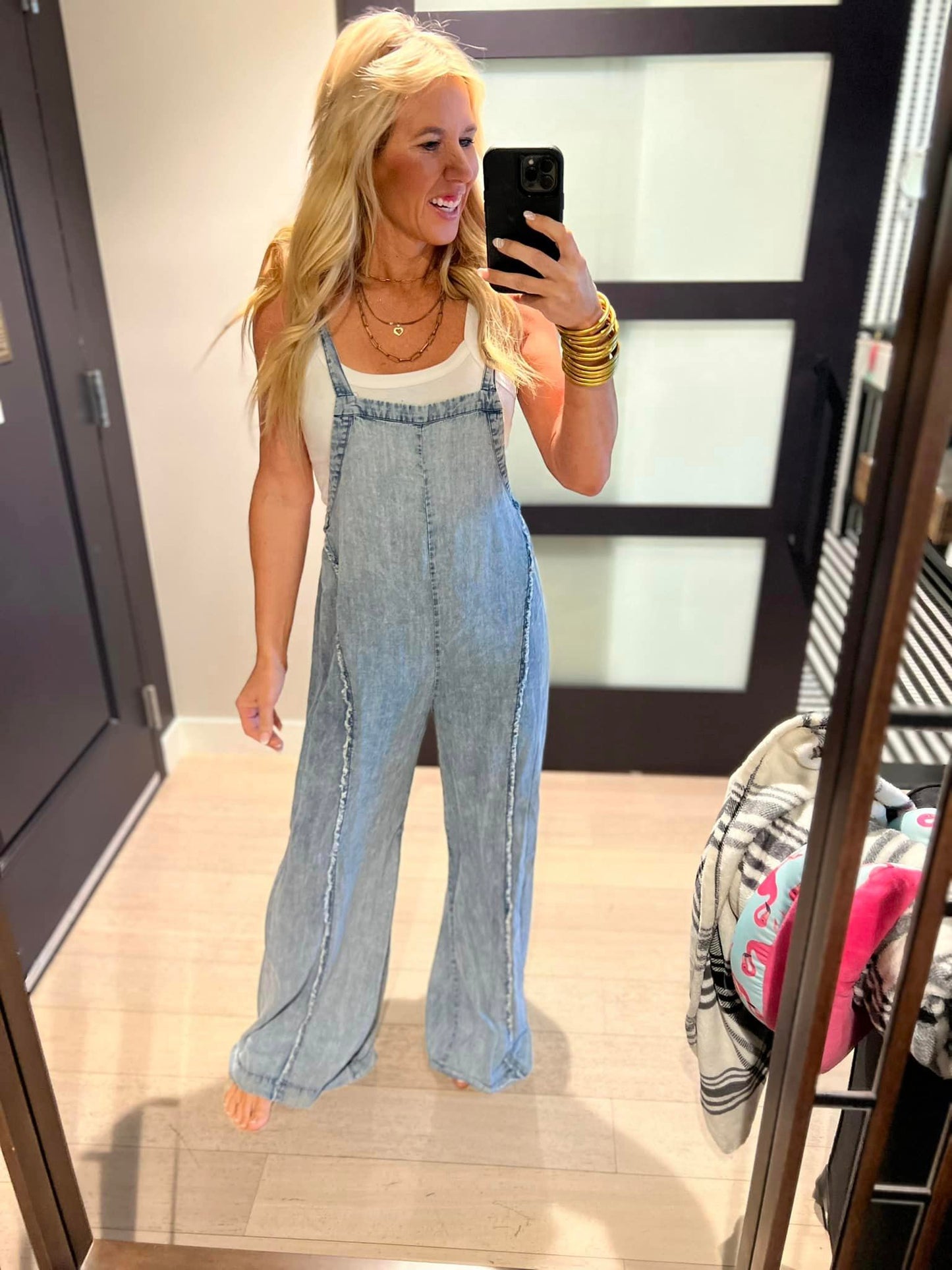 Tie Dye Tencel Jumpsuit - Final Sale