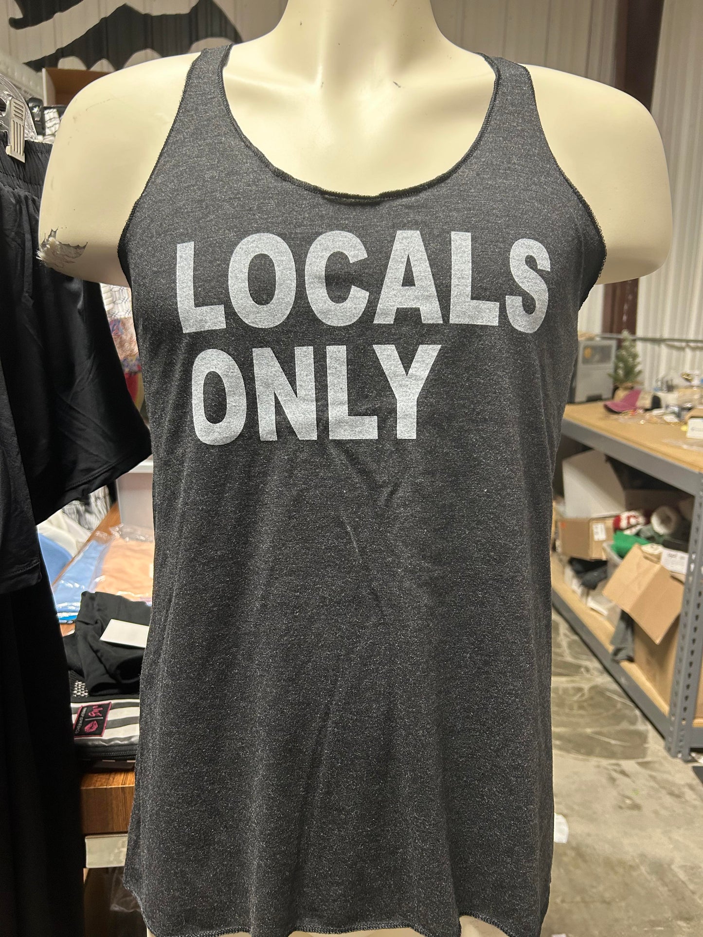 Locals Only Racerback Tank Top - Final Sale