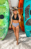 Black Halter Keyhole Swim Top by Salty Wave (TOP ONLY) - Final Sale