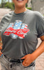 Charcoal AMERI CAN Garment Dyed Graphic T-shirt