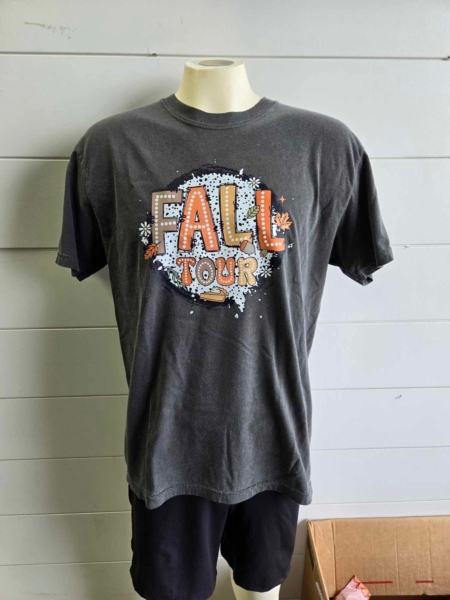 Fall Tour Garment Dyed Graphic T-shirt - Final Sale