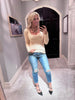 Hold Tight Scoop Neck Long Sleeve Top | SALTY WAVE
