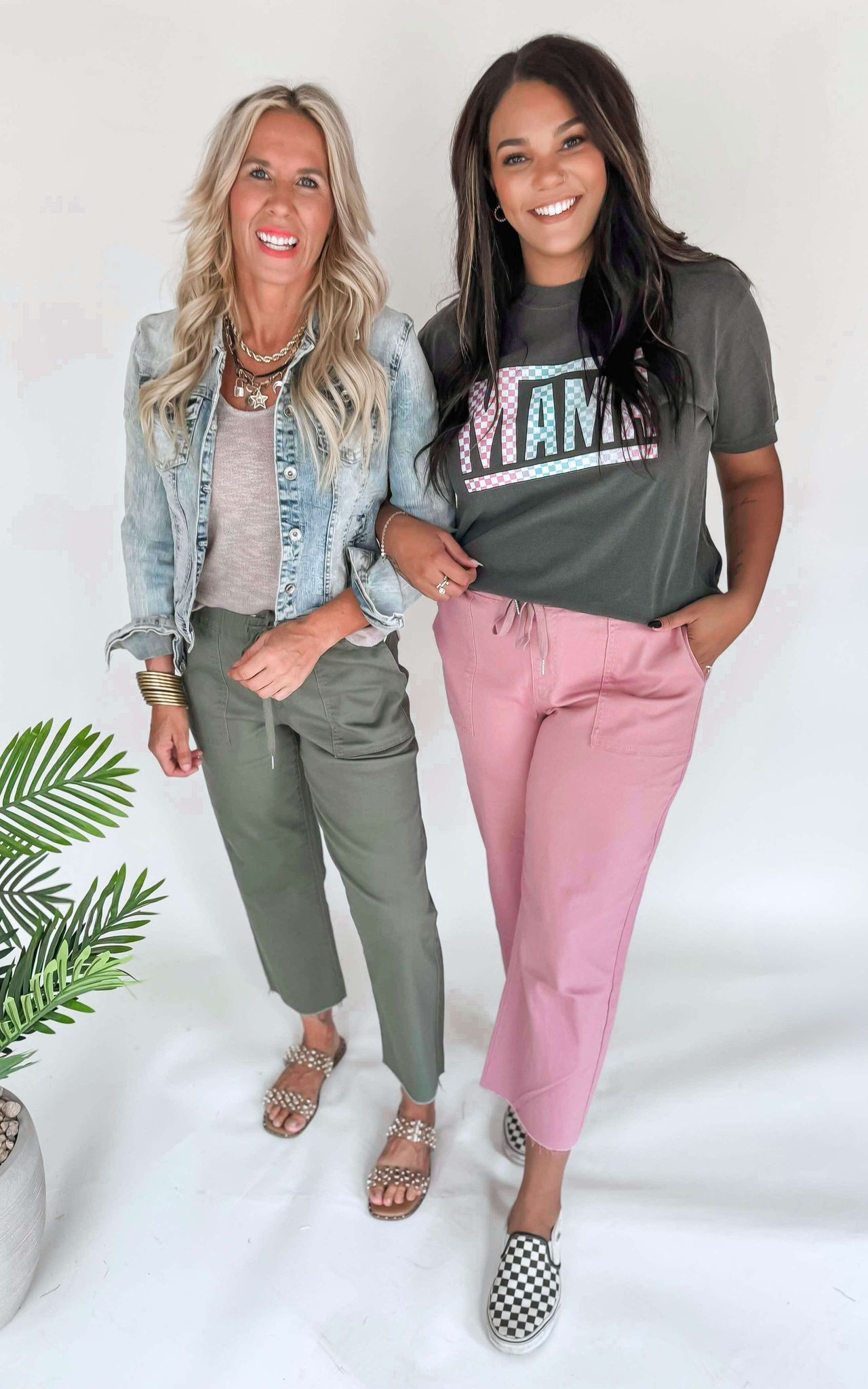 Check Your Mama Garment Dyed Graphic T-shirt - AS IS