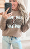 Gameday Football Lightning Pigment Dyed Graphic Sweatshirt - Final Sale
