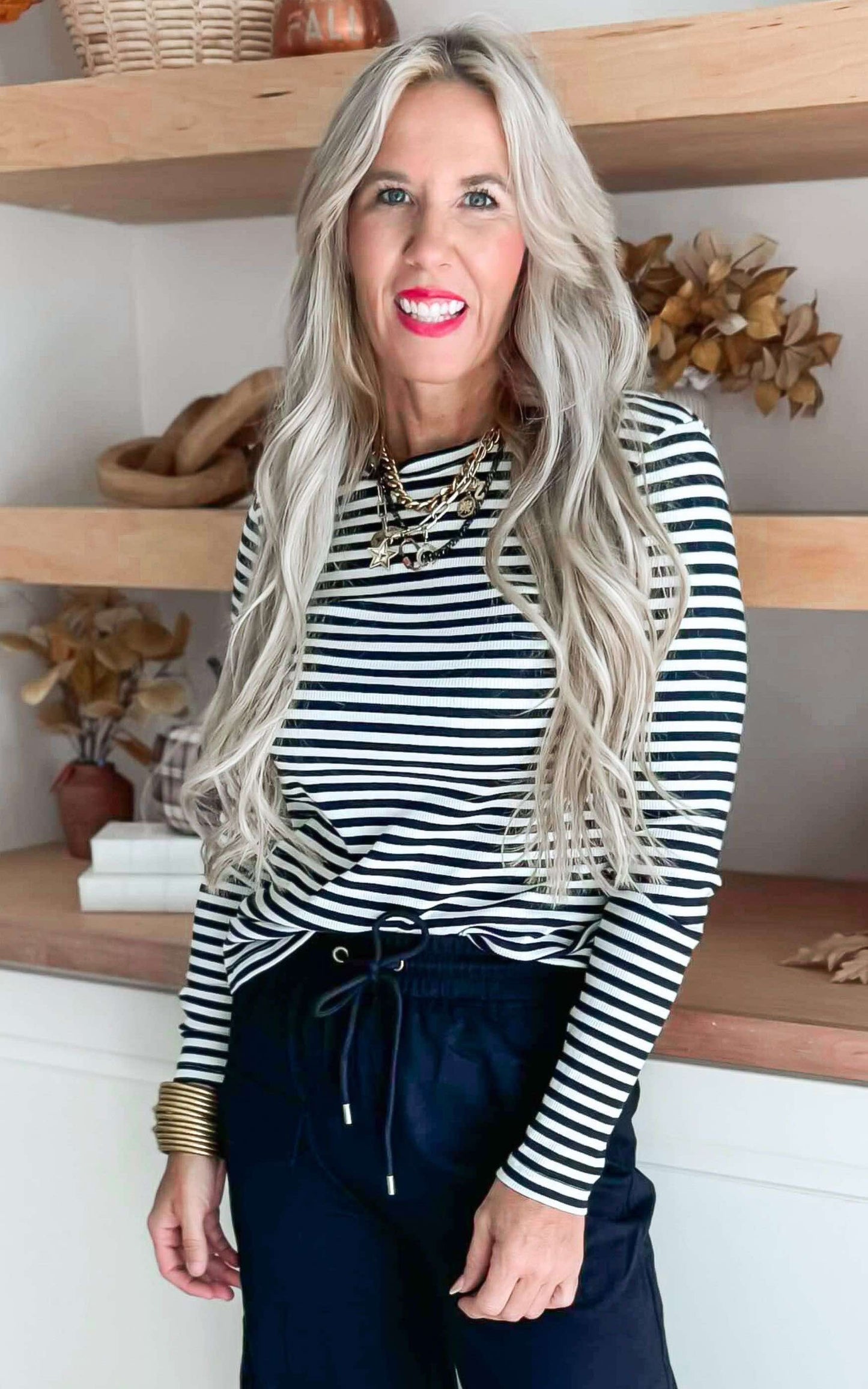 Must Have Striped Long Sleeve Top by Salty Wave (5 COLORS)