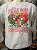 Balls Deep Holiday Heather Grey Graphic Crewneck Sweatshirt**