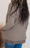 Mocha Color Waffle Texture Cardigan - Final Sale