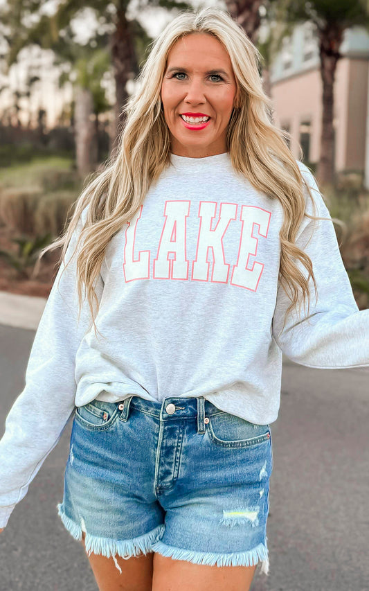 LAKE Graphic Crewneck Sweatshirt - Final Sale