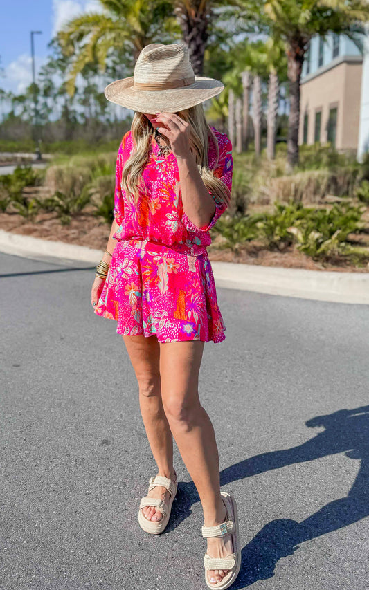 Lulu Jungle Party Swing Shorts** - Final Sale