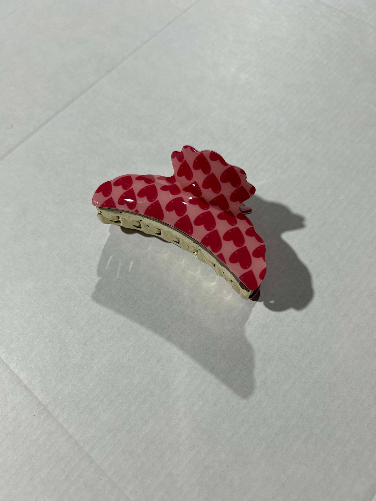 Heart Inspired Hair Claw Clips