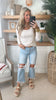 Hold Tight Scoop Neck Long Sleeve Top | SALTY WAVE