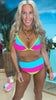 Neon Lagoon Dream Bikini Swimsuit | SALTY WAVE - Final Sale