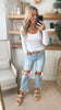 Hold Tight Scoop Neck Long Sleeve Top | SALTY WAVE