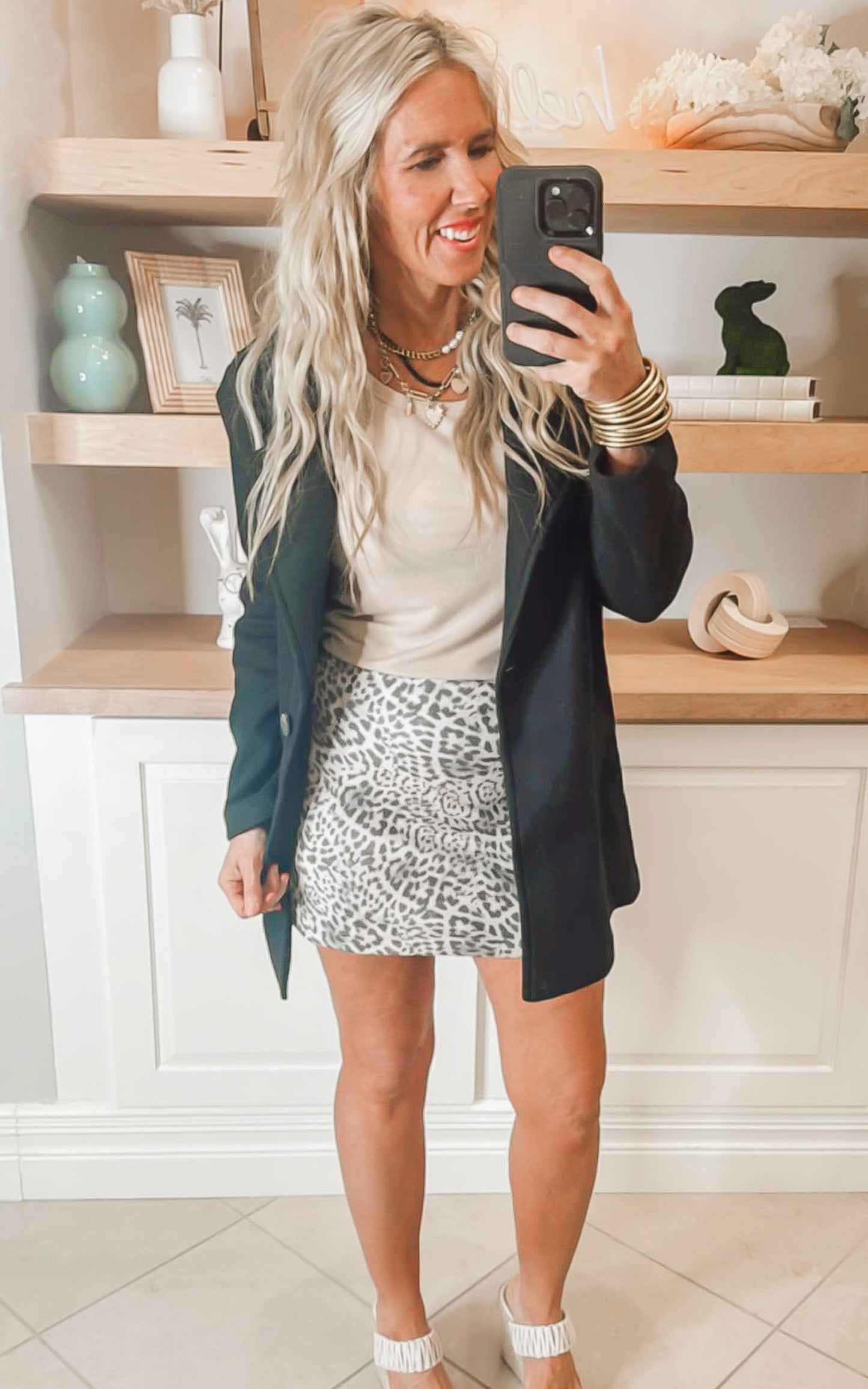 Black Fleece Single Breasted Coat
