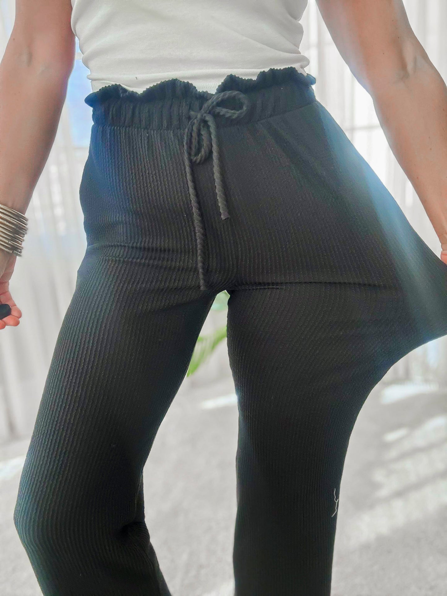 Urban Ribbed Casual Pants - Final Sale