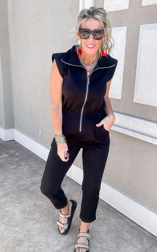 Off Duty Vibes Jumpsuit - Final Sale