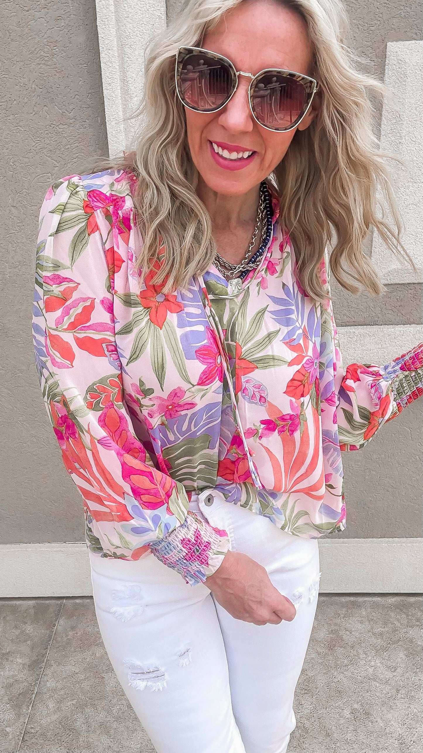 Love Coast Ruffled Beck Top | FINAL SALE