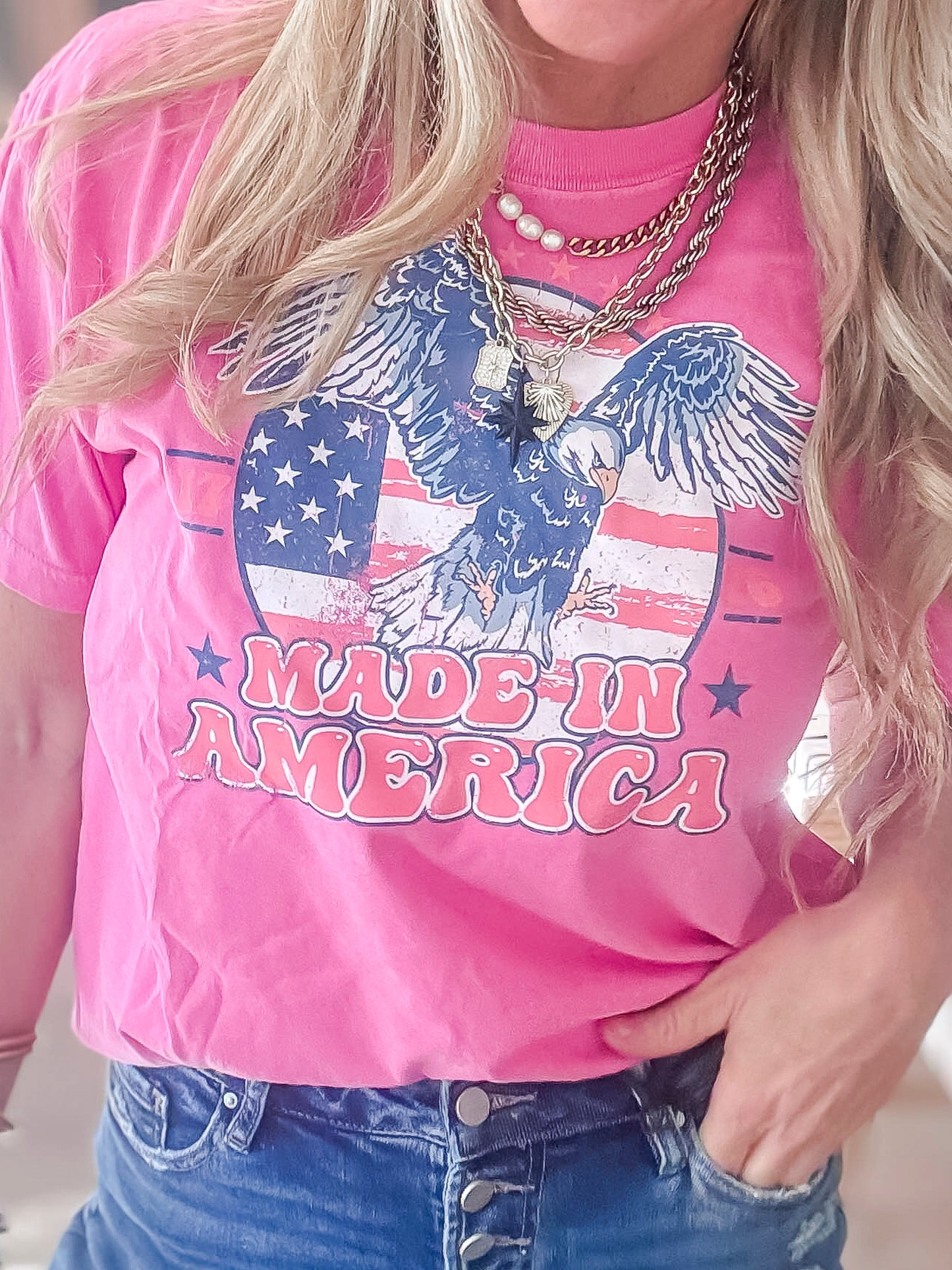 Made in America Garment Dyed Graphic T-shirt - Final Sale