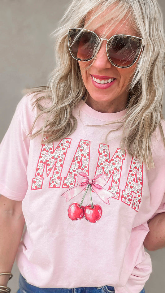 Cherry MAMA Graphic T-shirt - Final Sale