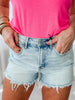 High Rise Distressed Shorts | RISEN - Final Sale
