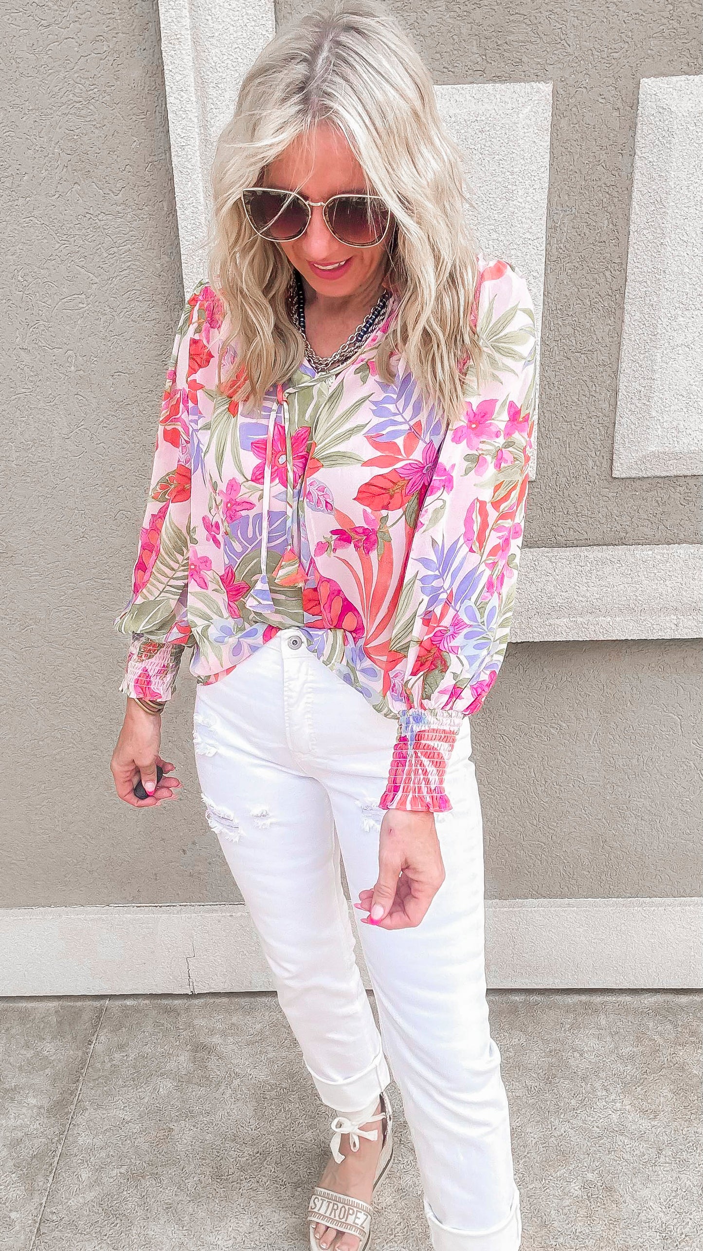 Love Coast Ruffled Beck Top | FINAL SALE