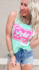 Lake Time Garment Dyed Graphic Tank Top - Final Sale