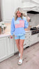 Flag Lace Trim Detail Sweatshirt