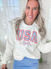 Sweet USA Graphic Crewneck Sweatshirt