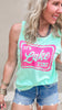 Lake Time Garment Dyed Graphic Tank Top - Final Sale