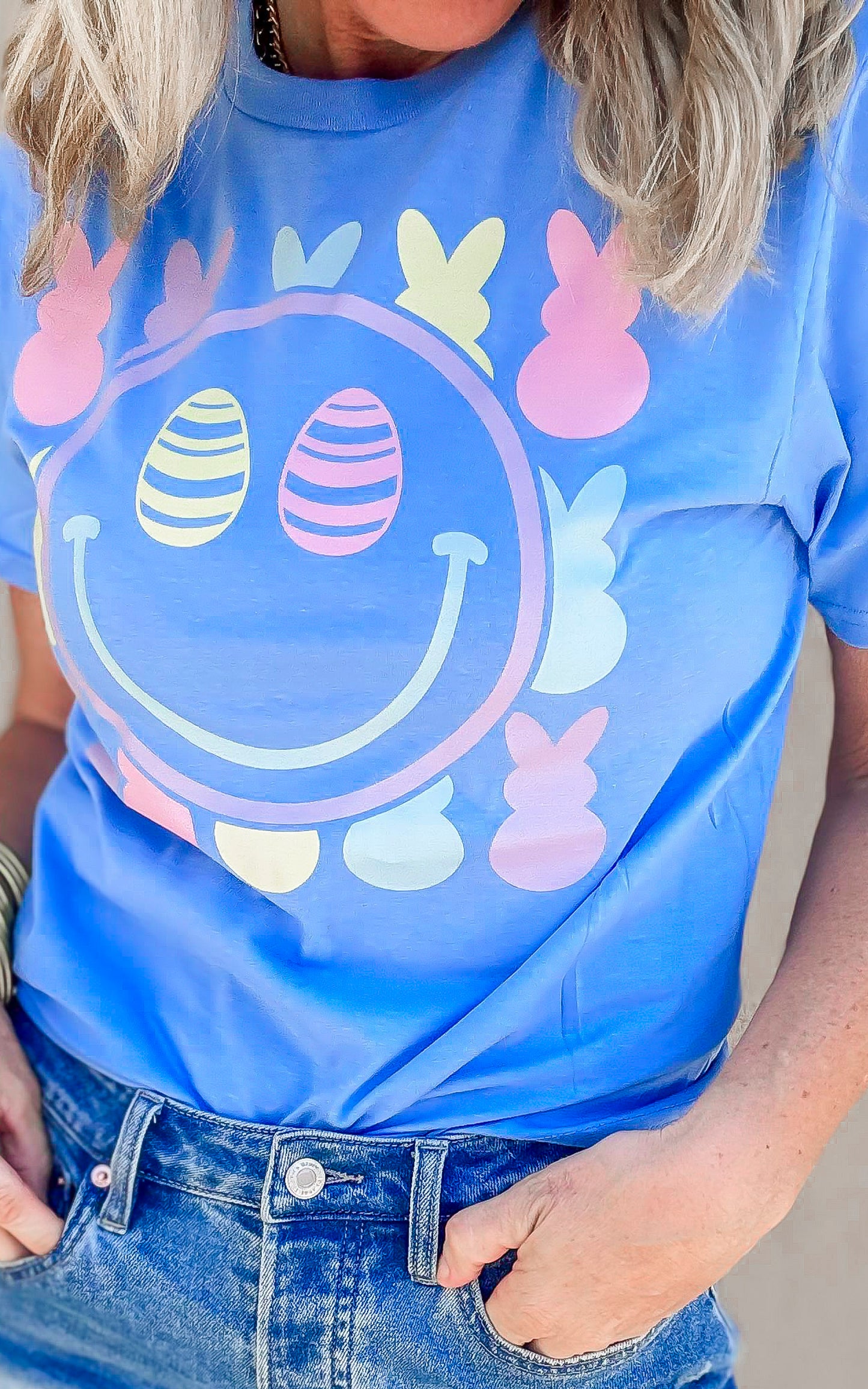 Smile With Peeps Graphic T-shirt
