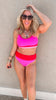Hot Tropic Color Block Beach Bikini Swimsuit | Salty Wave - Final Sale