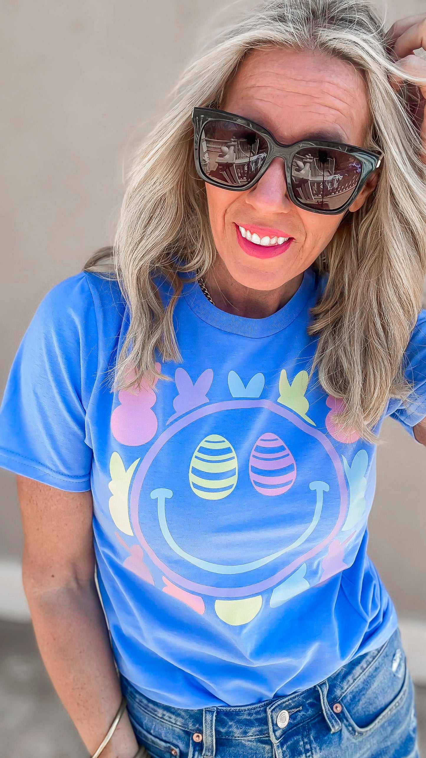 Smile With Peeps Graphic T-shirt