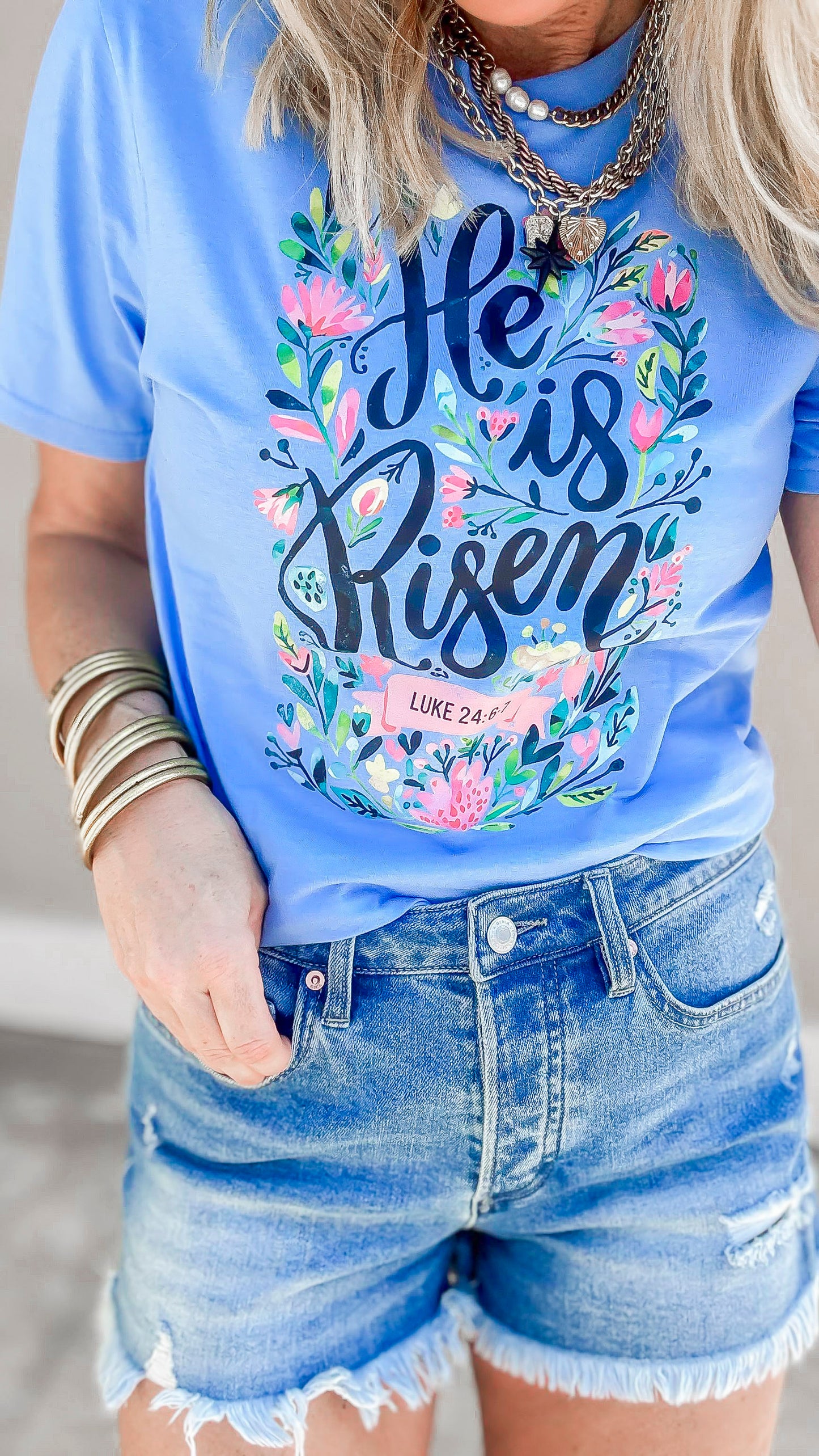 He Is Risen Graphic T-shirt