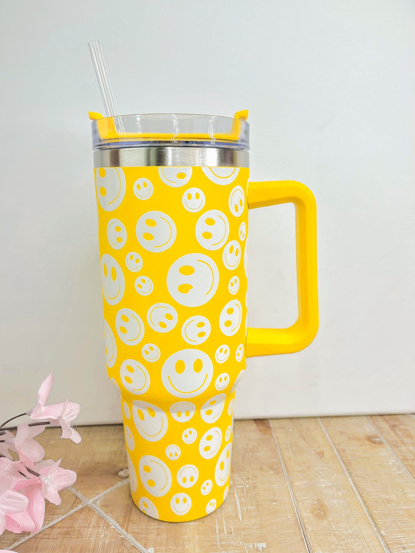 Happy Face 40oz Tumbler*
