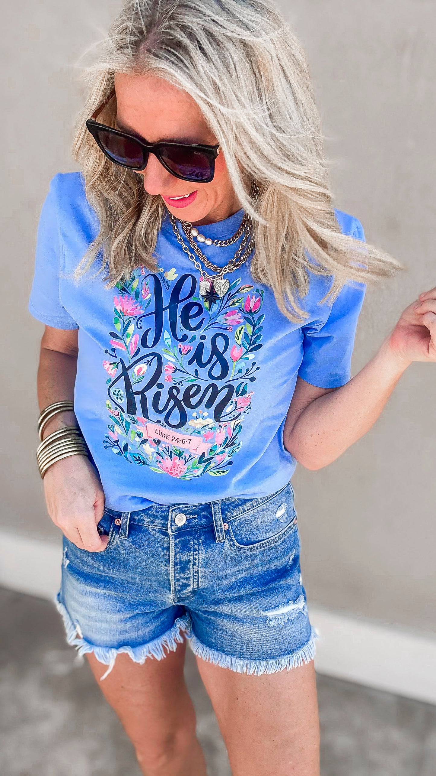 He Is Risen Graphic T-shirt