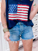 Star Spangled Cutie Sleeveless Knit Top - Final Sale