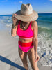 Hot Tropic Color Block Beach Bikini Swimsuit | Salty Wave - Final Sale