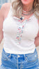 Gypsy Glow Ribbed Tank Top | POL