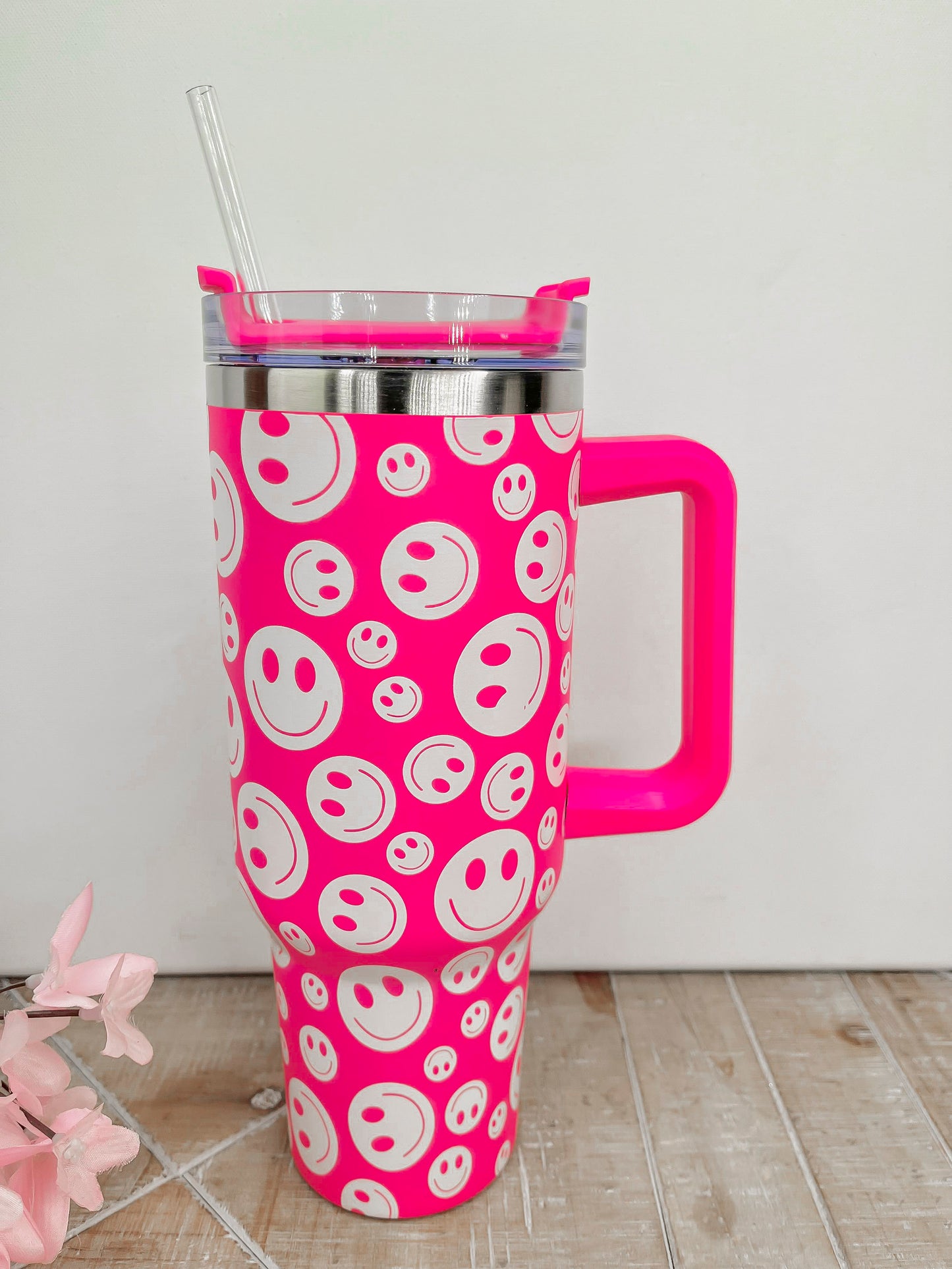 Happy Face 40oz Tumbler*