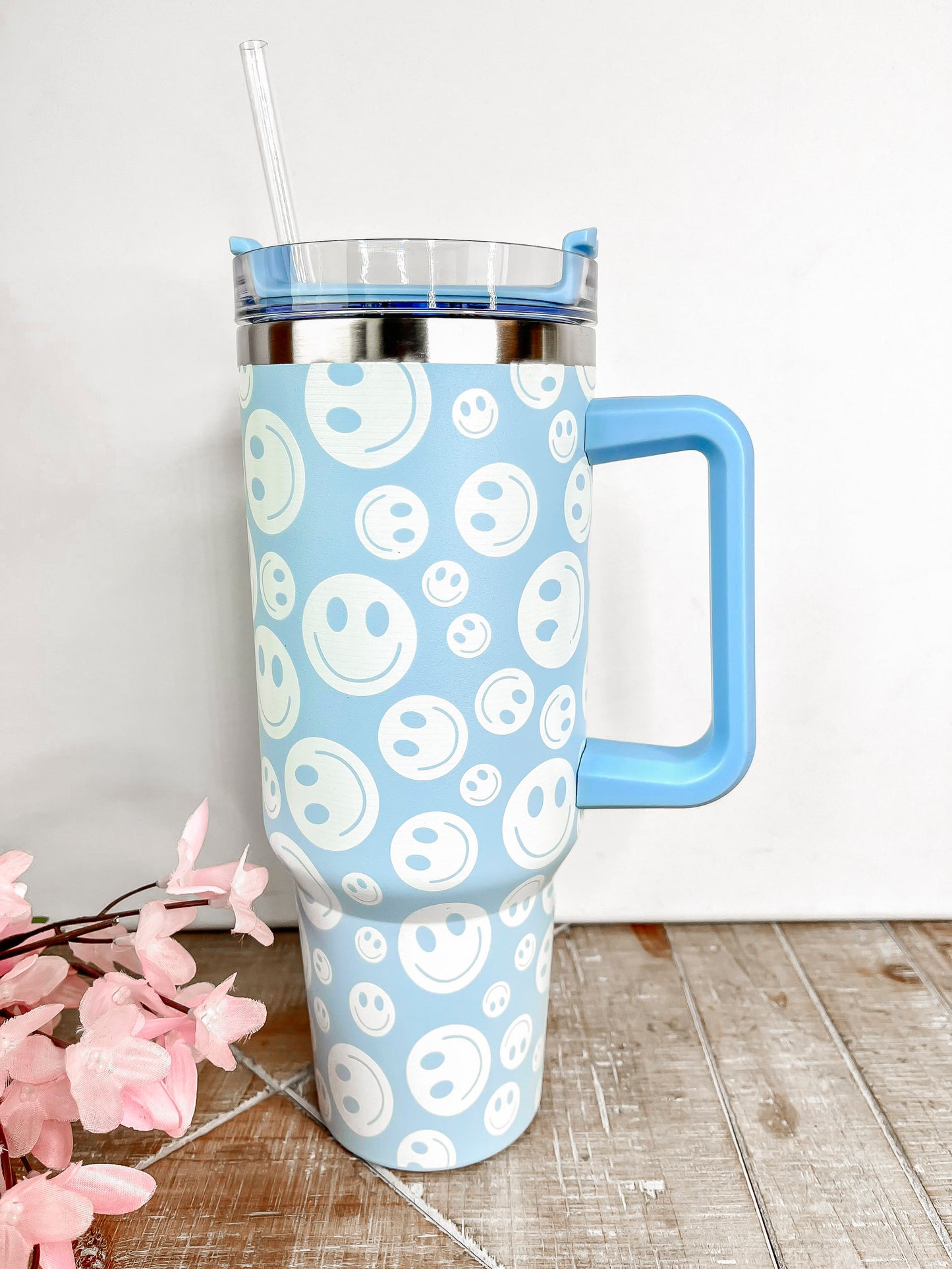Happy Face 40oz Tumbler*