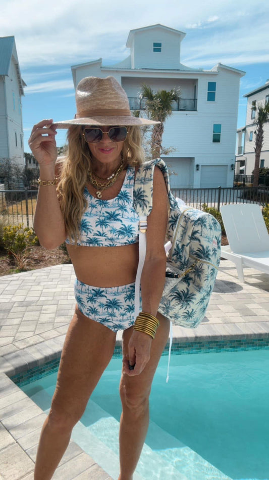 The Salty Palm Bikini Swimsuit | Salty Wave - Final Sale