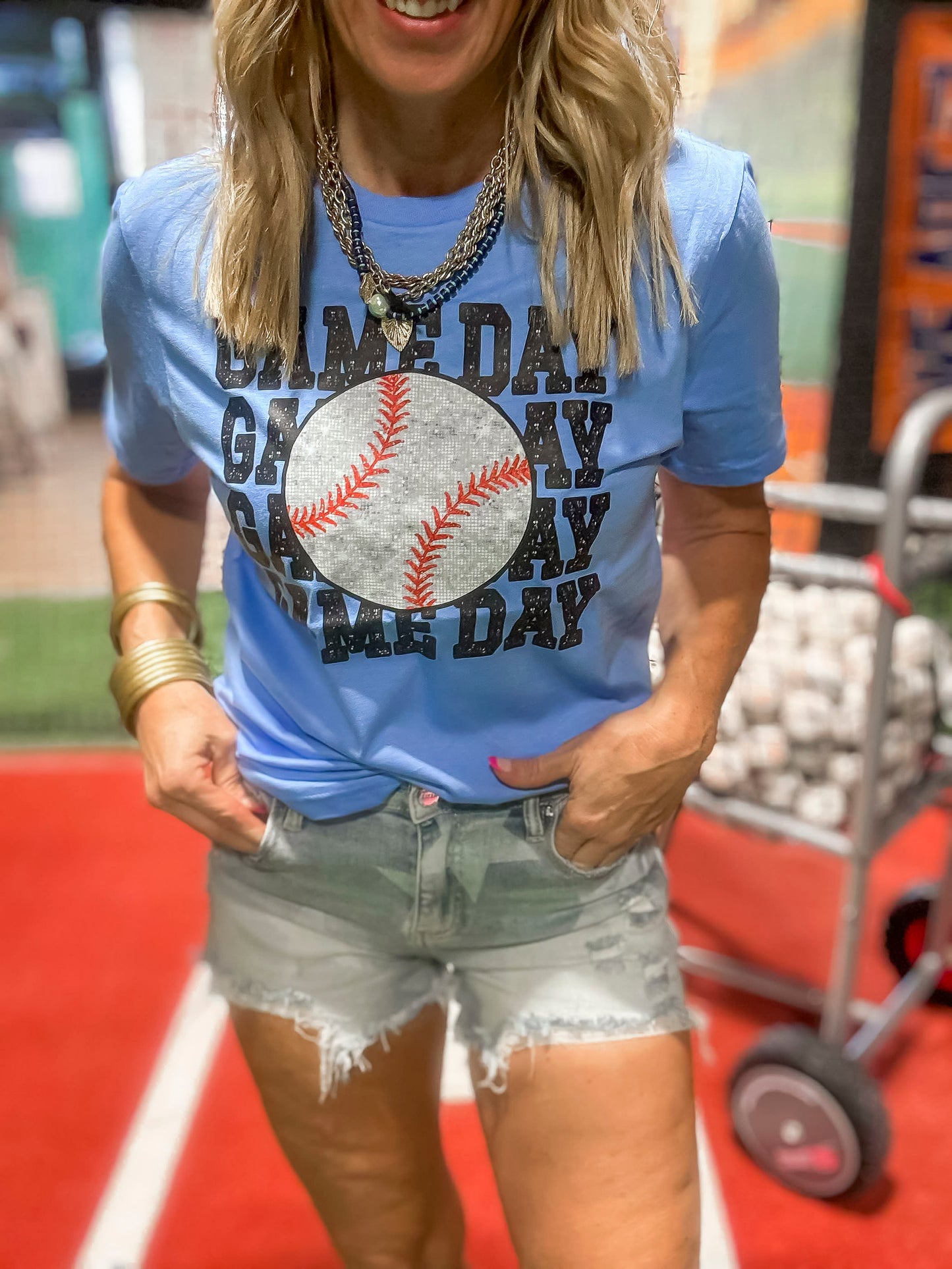 Baseball Game Day Graphic T-shirt