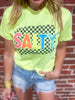 Neon Salty Garment Dyed Graphic T-shirt - Final Sale