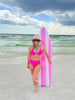 Pop of Confetti Hot Pink Bikini Swimsuit | Salty Wave - Final Sale